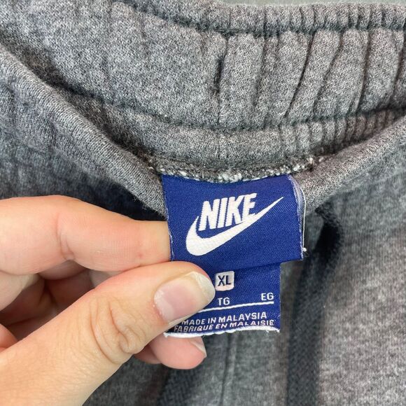 Nike Sweatpants Men X-Large Gray Athletic Joggers Warm Pocket Drawstring Comfort - Picture 5 of 10